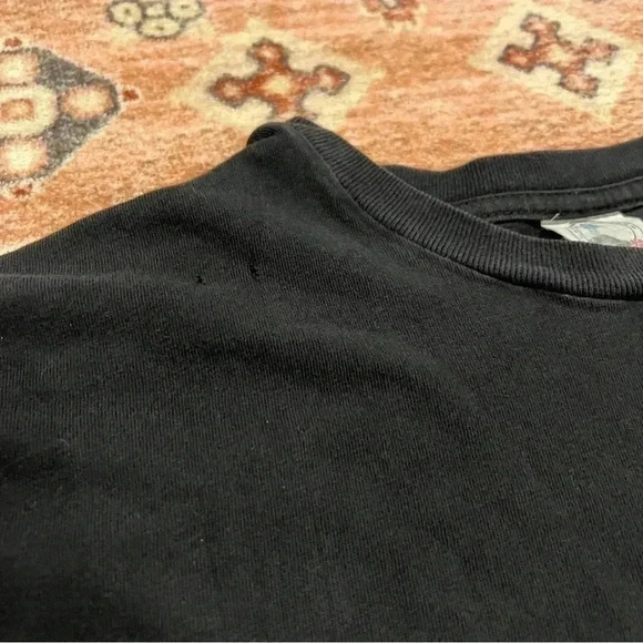 Vintage 90s Fox News Single Stitched Black Tee Shirt - Picture 7 of 8